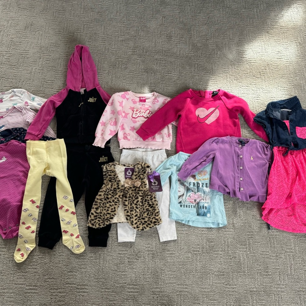 Juicy Couture Kids Clothing bundle, lot 2t